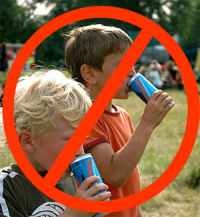 energy-drink, no ai bambini